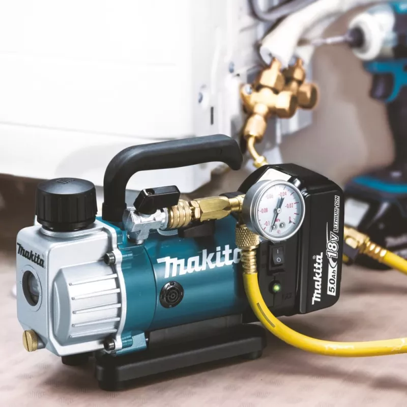Makita DVP180Z – pompa próżniowa – akumulatorowa – bez akumulatora, bez ładowarki – 18 V (DVP180Z)