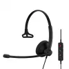 Zestaw słuchawkowy EPOS IMPACT 100 MS Mono USB-C+A przewodowy lekki 51g