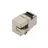 Keystone jack Extralink CAT6 STP RJ45, żeński, kolor steel, 1 szt.