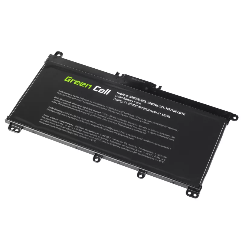 Bateria zielony Cell HP145 do HP Pavilion (LiPo 3600 mAh, 11,55 V, czarna)