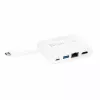 DICOTA USB-C Przenośna Stacja Dokująca 4-w-1 z HDMI - stacja dokująca - USB-C - HDMI (D31730)