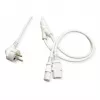 ROLINE 19.08.1023 Kabel zasilający biały 2 m CEE7/7 IEC C13 (19.08.1023)