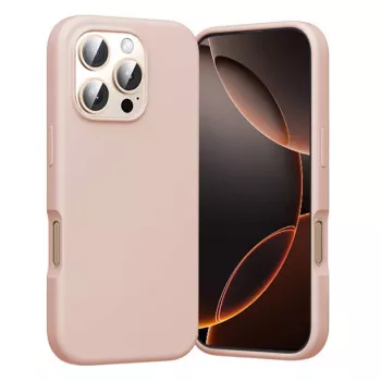 Etui ochronne Vention KUHP0-30 do iPhone 16 Pro MagSafe, różowe, cienkie miękkie etui