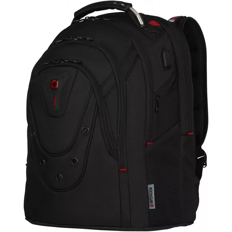 Wenger IBEX Deluxe - plecak na notebooka - 43,2 cm - 35,60 cm (14) - 40,6 cm (16) - czarny (606493)