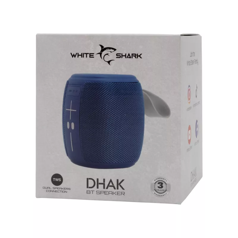 Głośnik przenośny White Shark GBT-888 Dhak niebieski