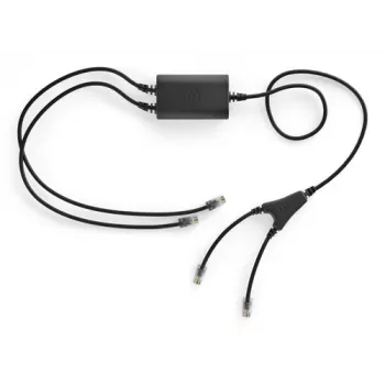 Adapter EHS Sennheiser CEHS-CI 01 — czarny, kompatybilny z zestawami słuchawkowymi Sennheiser (model CEHS-CI 01)