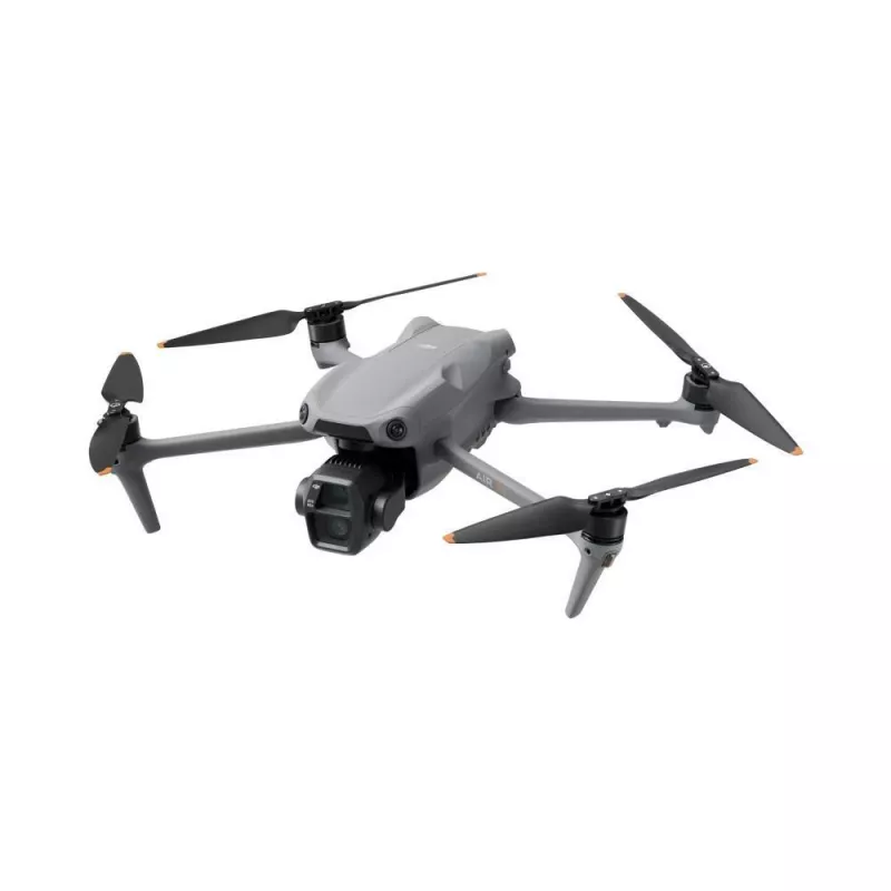 Quadcopter DJI Air 3s — dron 4-śmigłowy, kamera 50 MP, wideo 3840×2160, 27 m/s, zasięg 32 000 m, bateria 4276 mAh, 42 GB pamięć wewnętrzna, szary