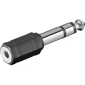 Adapter MicroConnect 6.35mm męski na 6.35mm żeński AUDANR2 — przejściówka audio