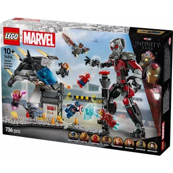 LEGO MARVEL 76314 Bitwa Kapitana Ameryki: Wojna Bohaterów