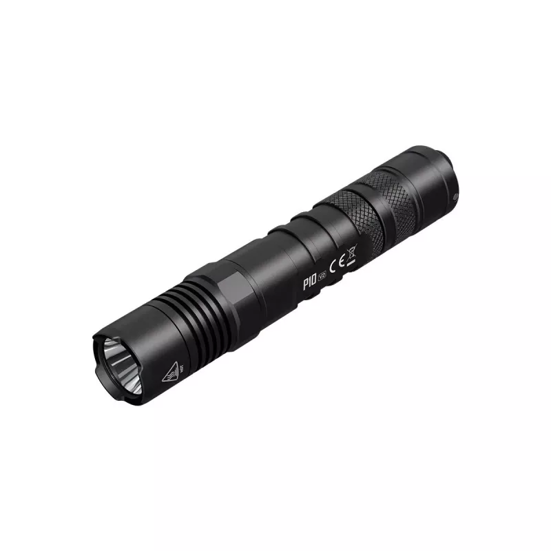 Latarka taktyczna Nitecore P10 V2 — 1000 lm, wodoszczelność IP68, odporność na wstrząsy, 95 g, kompatybilna z akumulatorami 18650/CR123