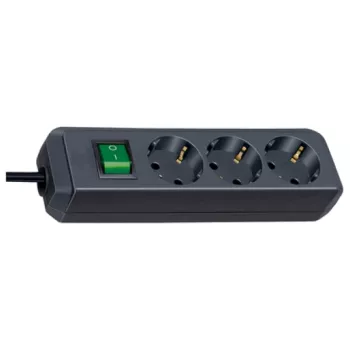 Przedłużacz Brennenstuhl Eco-Line 5m 3 gniazda AC czarny
