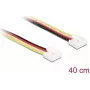 Wewnętrzny kabel zasilający DELOCK 86954 — 0,4 m, wtyk-męski do wtyk-męski