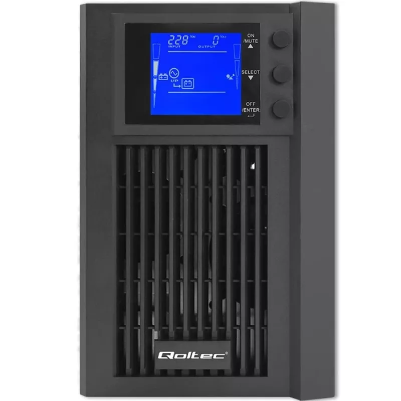 Zasilacz awaryjny QOLTEC 53981 On line 2kVA, 2000 VA