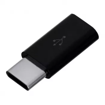 Savio AK-31 / B adapter interfejsu/kobiety do kabla Micro USB USB 3.1 Type C czarny