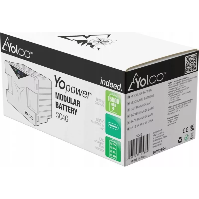 Yopower SC4G, SC4B Bateria modułowa do przenośnych lodówek Yolco