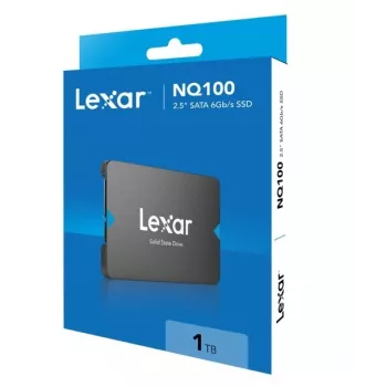 2.5-calowy dysk SSD SATA III Lexar NQ100 1 TB — odczyt 550 MB/s, transfer 6 Gbit/s