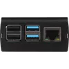 JOY-IT RPI CASE ALU06 - Obudowa do Raspberry Pi 4, Alu, czarna (RB-ALUCASEP4+06)