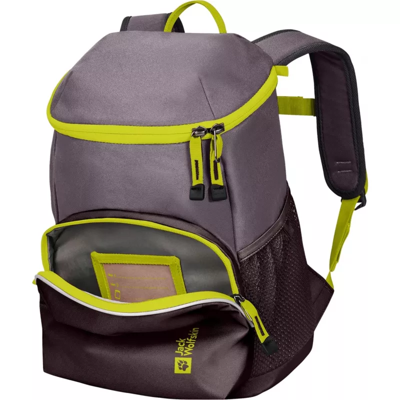 Plecak Jack Wolfskin Erlebnis Pack - Fioletowo-Neonowo-Żółty, 11 L