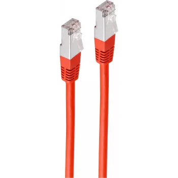 Kabel sieciowy ShiverPeaks BS75711-H0.25R czerwony 0.25m Cat6 S/FTP
