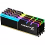 DIMM 32 GB DDR4-3600 (4x 8 GB) Quad-Kit, pamięć czarna, F4-3600C16Q-32GTZRC, Trident Z RGB, INTEL XMP