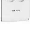 Listwa przeciwprzepięciowa Belkin BSV804ca2M Biała 8 gniazd AC 2 m