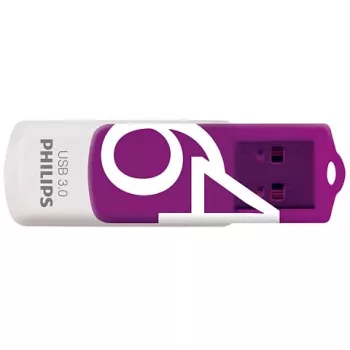 Philips FM64FD00B pamięć USB 64 GB USB Type-A 3.2 Gen 1 (3.1 Gen 1) fioletowy, biały