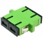 Adapter światłowodowy Alantec FOA-SCA-SMD SC/APC jednomodowy dupleks, czarno-zielony