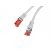 Kabel sieciowy LANBERG Cat6 F/UTP (FTP), RJ-45–RJ-45, 10 m, szary