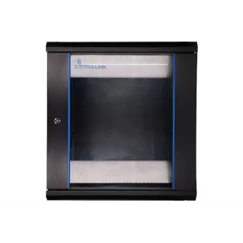 Szafa rack naścienna Extralink Rackmount cabinet 12U 600x600 Czarna