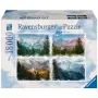 Puzzle fairytale castle in 4 Jahreszeiten