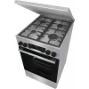 Gorenje GKS5C71XF Wolnostojąca kuchenka z piekarnikiem Srebrny