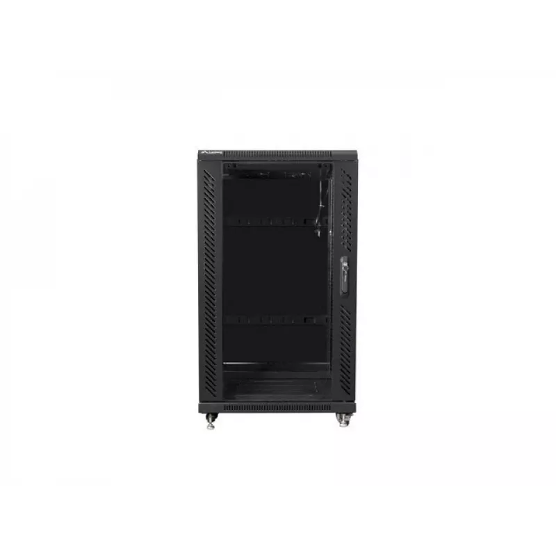 Lanberg FF01-6622-12B szafa rack 22U Wolnostojąca Czarna