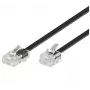 Kabel telefoniczny Microconnect MPK463S RJ11 RJ45 15 m przezroczysty