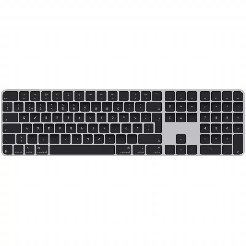 Apple Magic klawiatura Universal USB + Bluetooth QWERTY szwedzki czarny