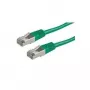 ROLINE S/FTP-(PiMF-) kabel krosowy kat.6, zielony, 0,5m (21.15.1323)