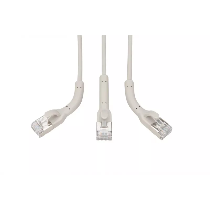 Digitus CAT 6A F-FTP giętki kabel krosowy, miedziany, 3 m, szary, 10 sztuk
