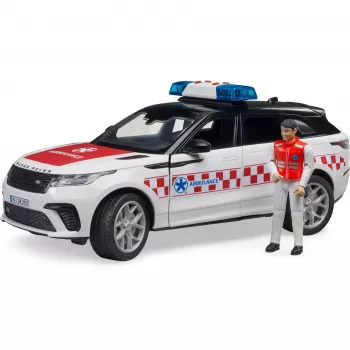 Pojazd Range Rover Velar Fire Engine z figurką