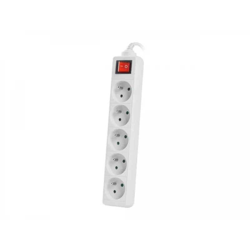 Listwa zasilająca Lanberg PS1-05E-0150-W 1,5 m 5 gniazd AC wewnętrzna biały