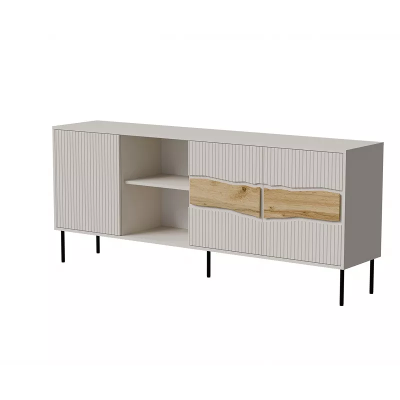 Cama INSERTO 3D1W komoda 190x40x80 kaszmir + LED