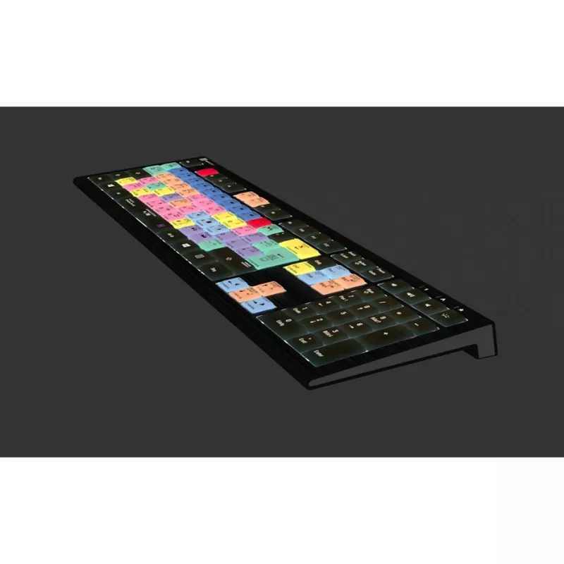 Klawiatura podświetlana Logickeyboard Adobe Premiere Pro CC ASTRA 2, układ niemiecki (LKB-PPROCC-A2PC-DE)