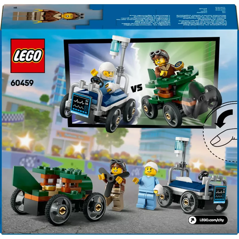LEGO CITY 60459 Samolot kontra Łóżko Szpitalne