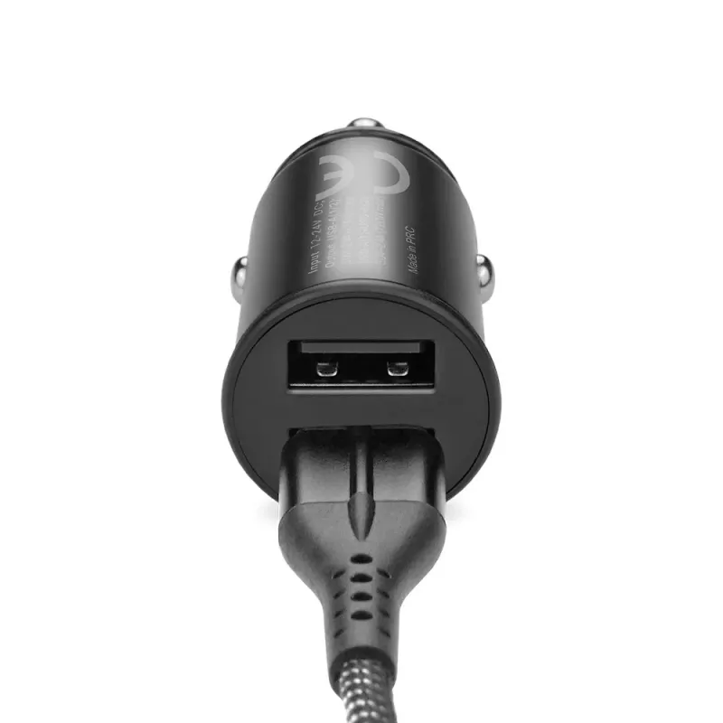 Ładowarka samochodowa everActive CC-25C 2x USB-A + USB-C, 12W, zasilacz USB do samochodu