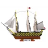 Zestaw konstrukcyjny Cobi HMS Victory — 2517 elementów, szczegółowy model historycznego żaglowca