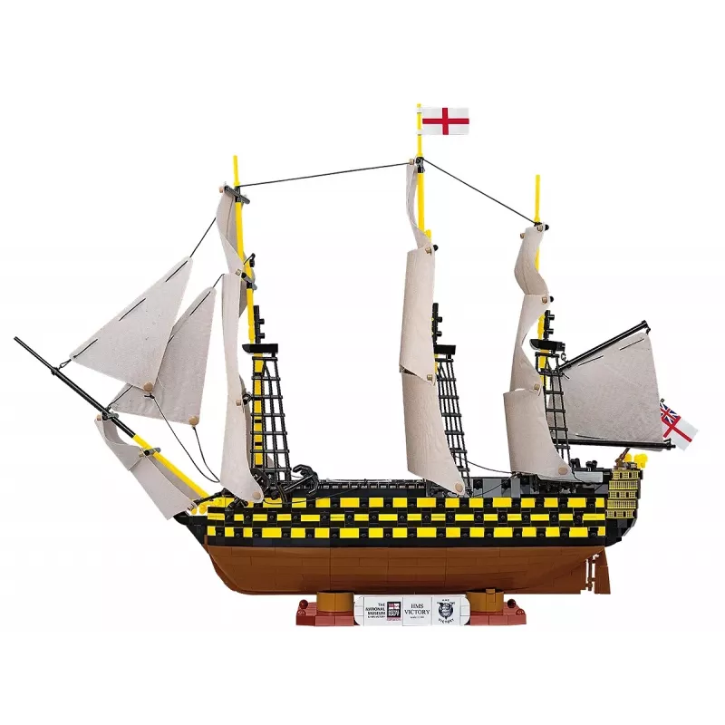 Zestaw konstrukcyjny Cobi HMS Victory — 2517 elementów, szczegółowy model historycznego żaglowca