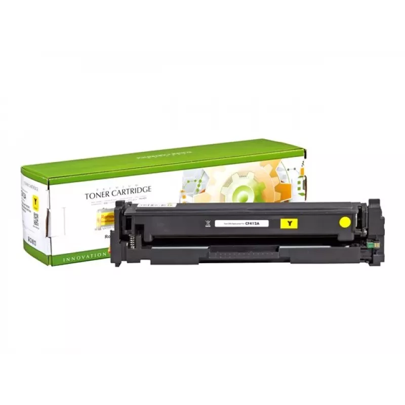 Kompatybilny wkład tonera STATIC do HP CF412A żółty kompatybilny 2300 stron