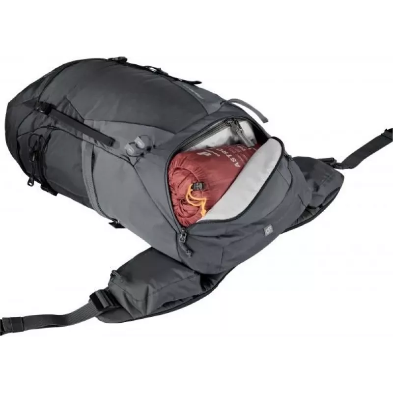 Plecak DEUTER Futura Pro 34 SL, damski plecak turystyczny, 34 L, 1,56 kg, wentylacja, bukłak 3 L, uchwyt na kask, wewnętrzny stelaż stalowy