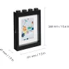 Ramka na zdjęcia Room Copenhagen LEGO ramka na zdjęcia Czarna — kompatybilna z wyświetlaniem minifigurek LEGO