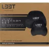 L33T Gaming 160382 Luksusowy Zestaw Poduszek do Krzesła Gamingowego, Pianka Memory, Welur, Ultra-miękki, Czarny