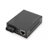 Digitus Gigabit PoE media converter, RJ45 / SC, SM, PSE
