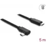 DELOCK aktywny optyczny kabel USB typu C na USB typu C 10 Gb/s, kątowe wtyczki, 5 m
